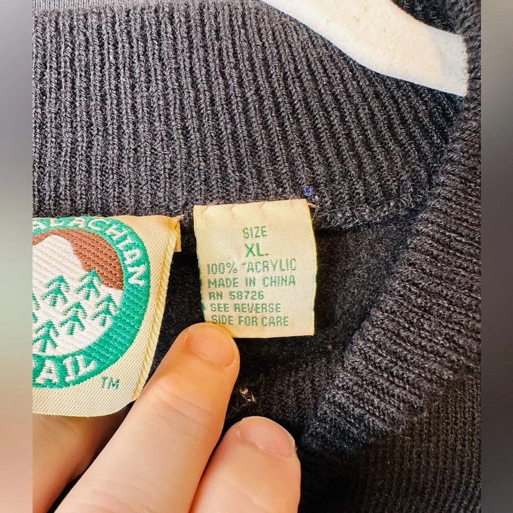 Appalachian Trail Vintage Long Sleeve Mens Sweater Size XL